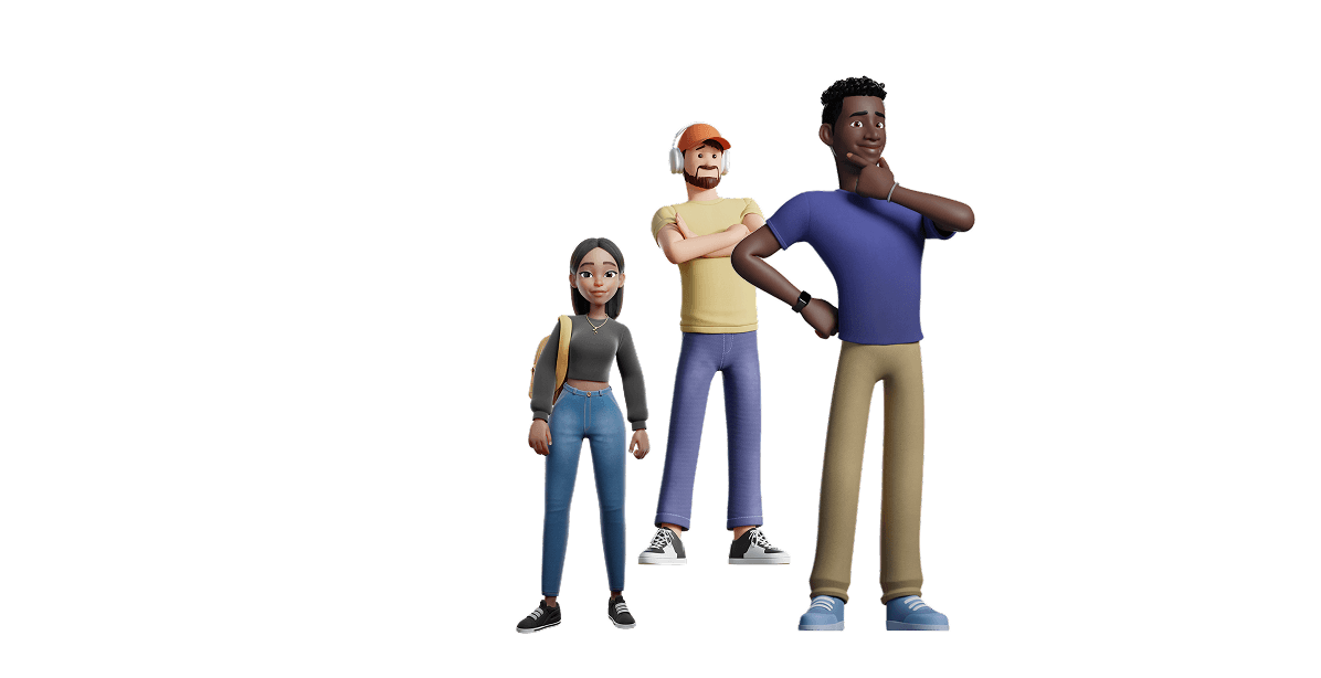 Students studying with Qz